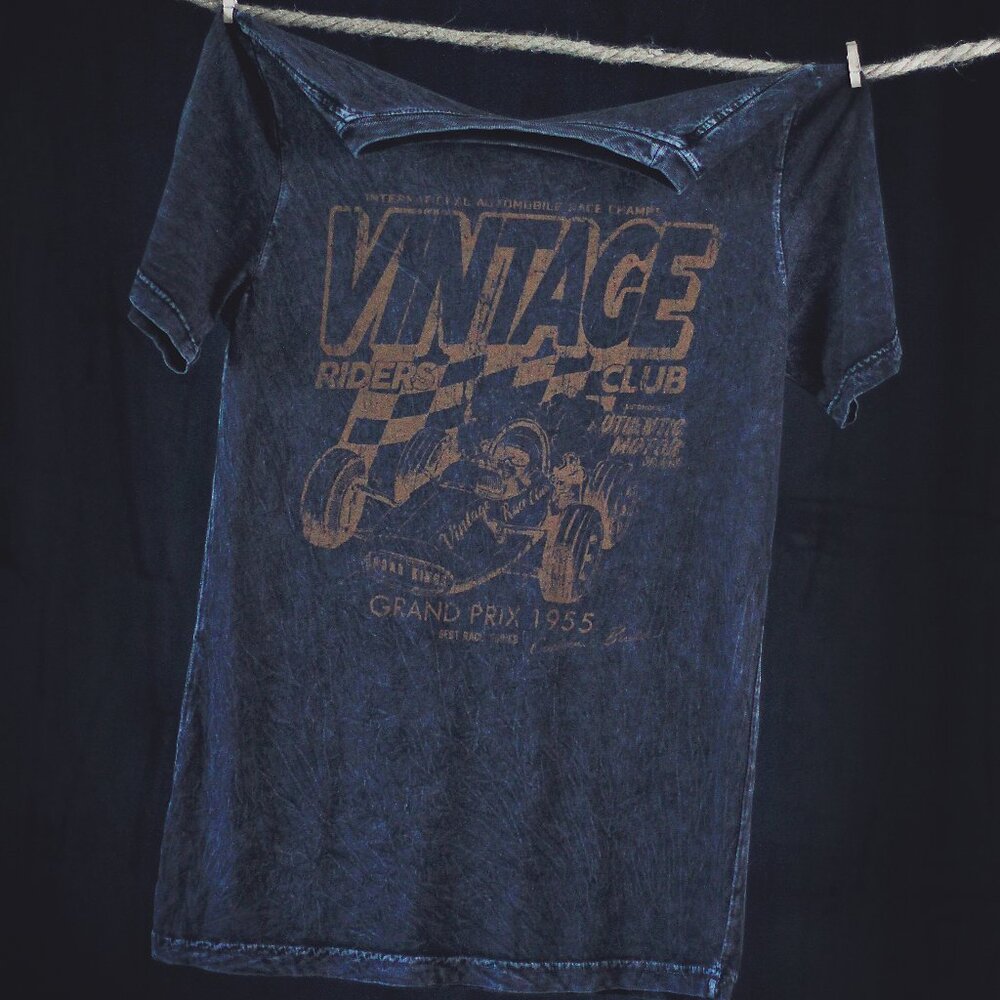 New Vintage Rider Graphic Tee